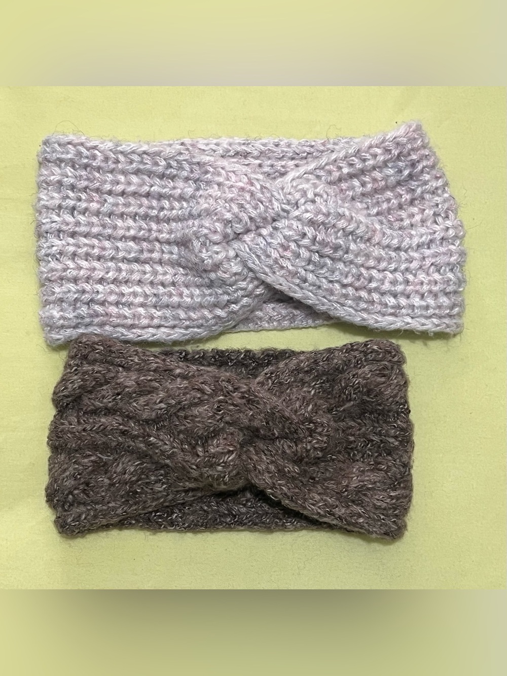 Cozy Knit Twist Headband/Warmer (2 pcs)